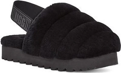 Super Fluff Slipper Black