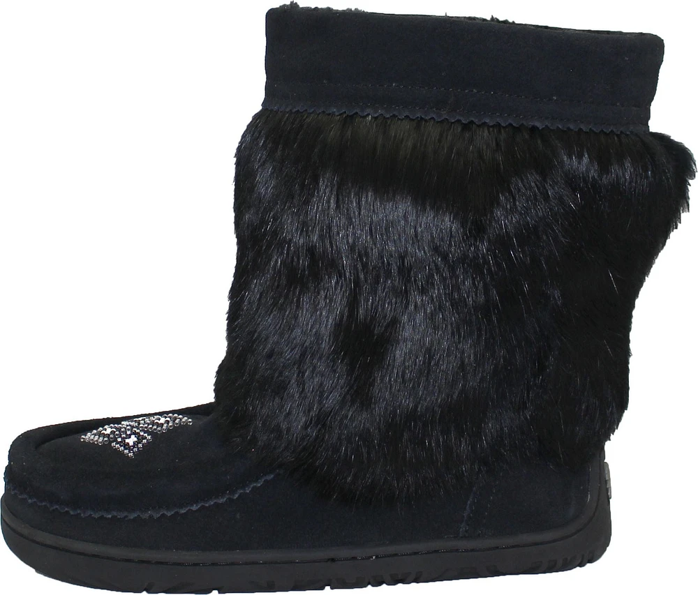 Mid Black Suede Mukluk