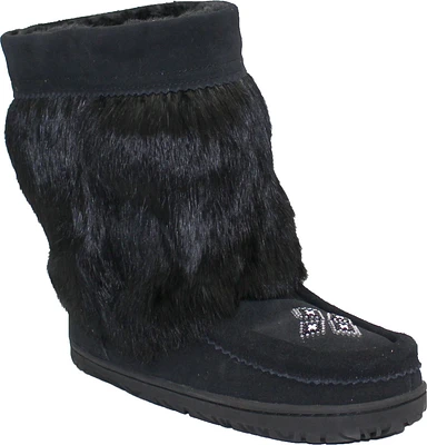 Mid Black Suede Mukluk