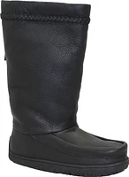 Tall Waterproof Black All Leather Mukluk