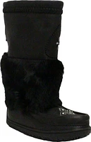 Tall Waterproof Black Leather Mukluk