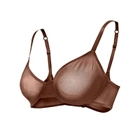 Dark brown Aeries womens Comfortable T-shirt Bra