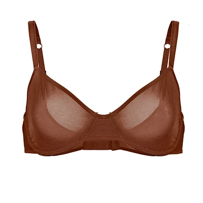 Dark brown Aeries womens Comfortable T-shirt Bra