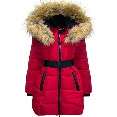 Red winter Coat Cybel for women