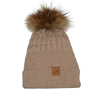 Tan beanie for women