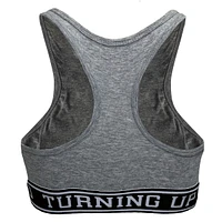 Grey sport bra for women