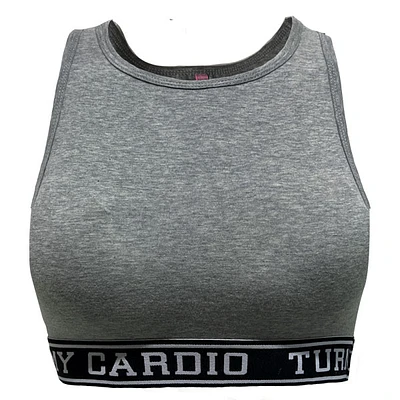 Grey sport bra for women