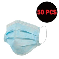 Blue 3 Ply Protective Masks Pack Of 50 Units