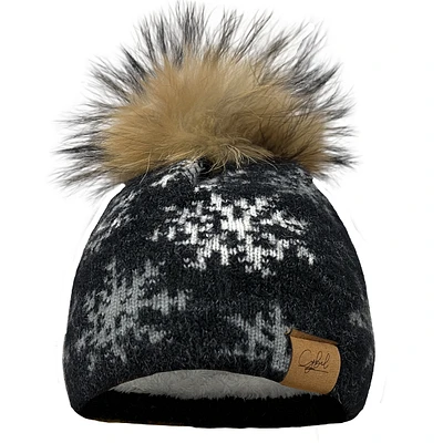 Black beanie for women