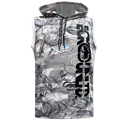 White sleeveless hoodie Ecko Unltd for men