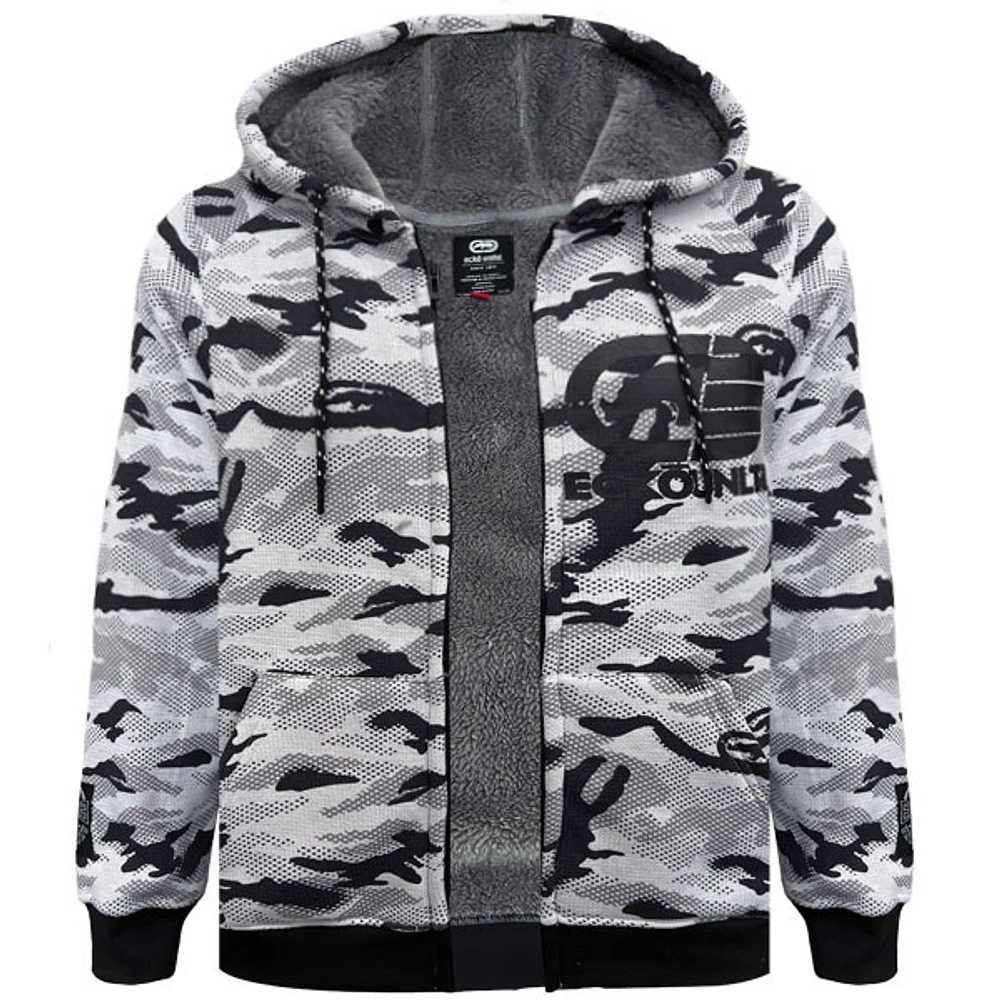 camo sherpa jacket Ecko Unltd for men