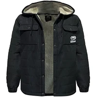 Black sherpa jacket Ecko Unltd for men