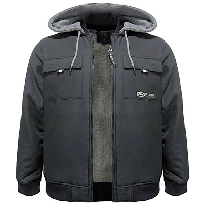 Black sherpa jacket Ecko Unltd for men