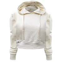 Beige hoodie crop top Kangol for women