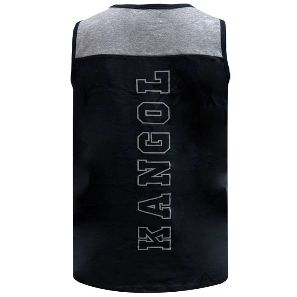 Black tank top Kangol for men