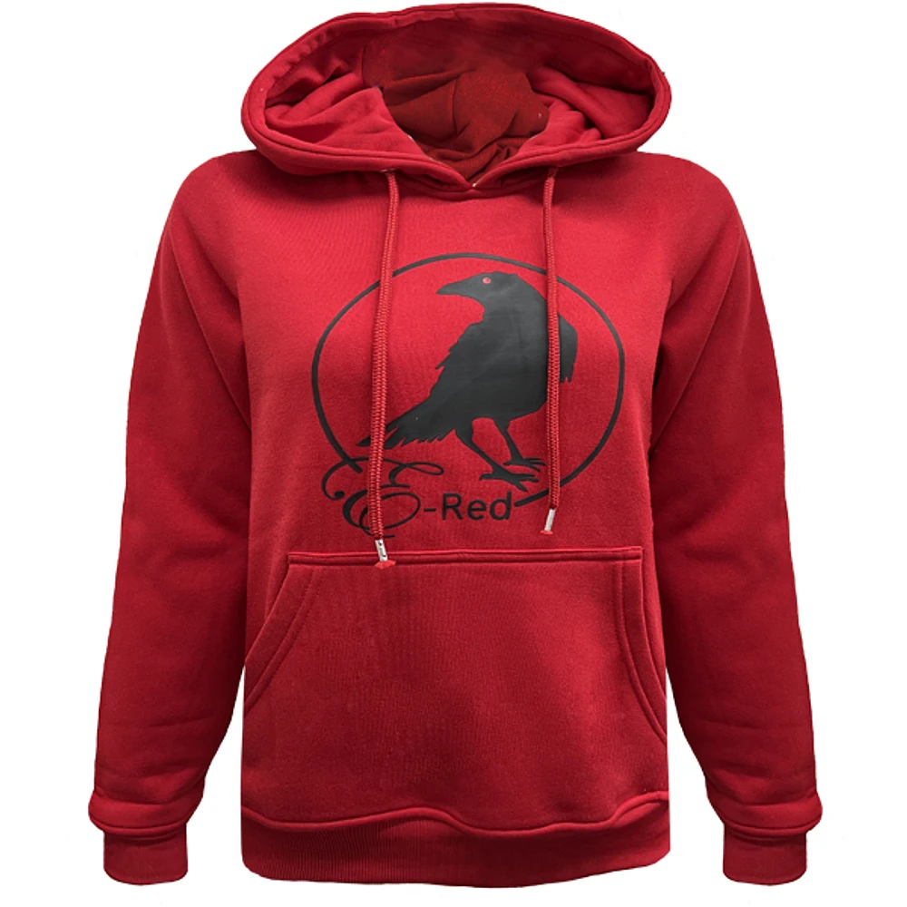 Red hoodie E-Red for women