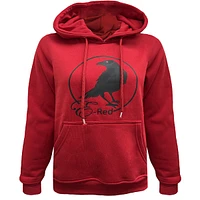 Red hoodie E-Red for women
