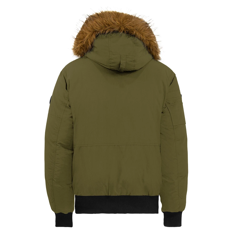 Khaki winter jacket NORTH WAVE for men