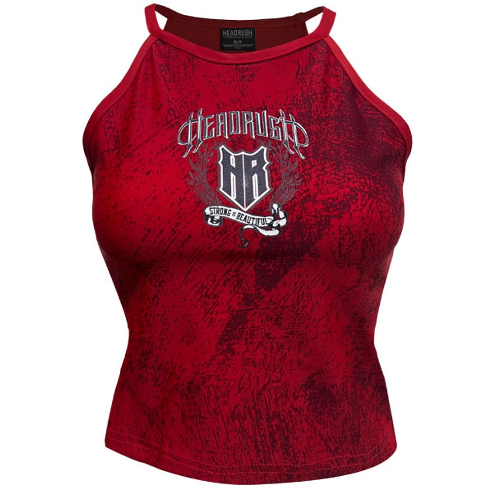 Red crop top Headrush for women