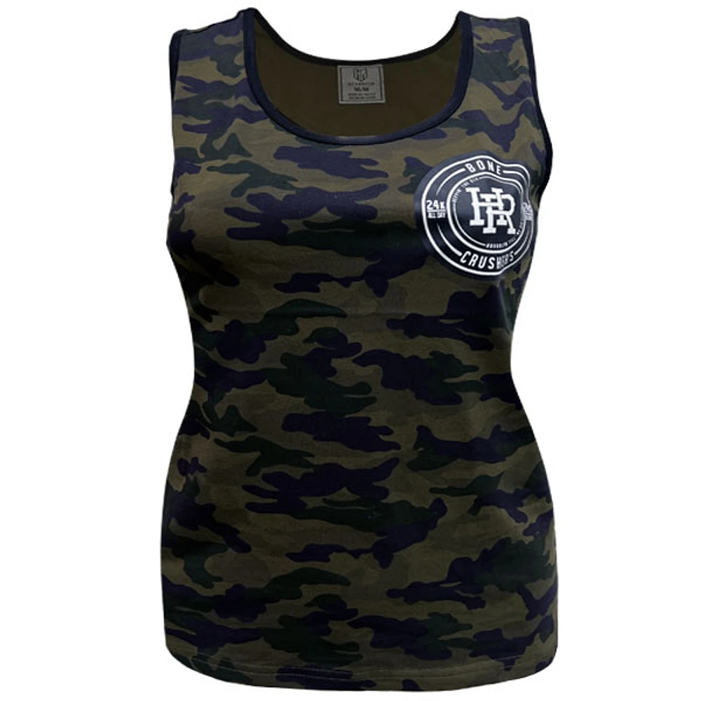 Camo green tank top Headrush for women