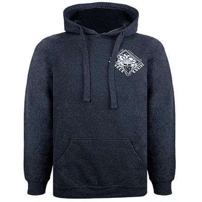 Charcoal hoodie Hustle & Thrive for men