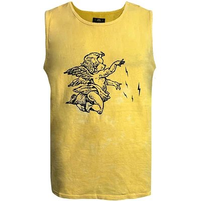Yellow tank top for men