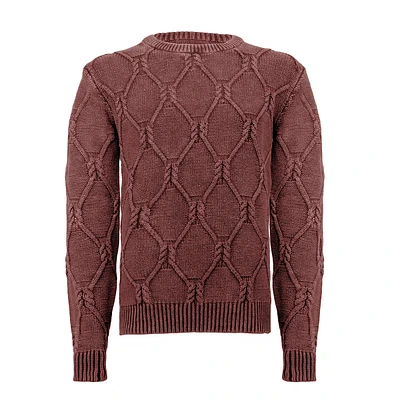 Guess Los Angeles  red burgundy sweater for men