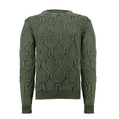 Guess Los Angeles  Olive burgundy sweater for men