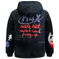 Black oversize hoodie H4X for men