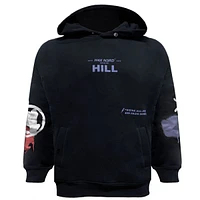 Black oversize hoodie H4X for men