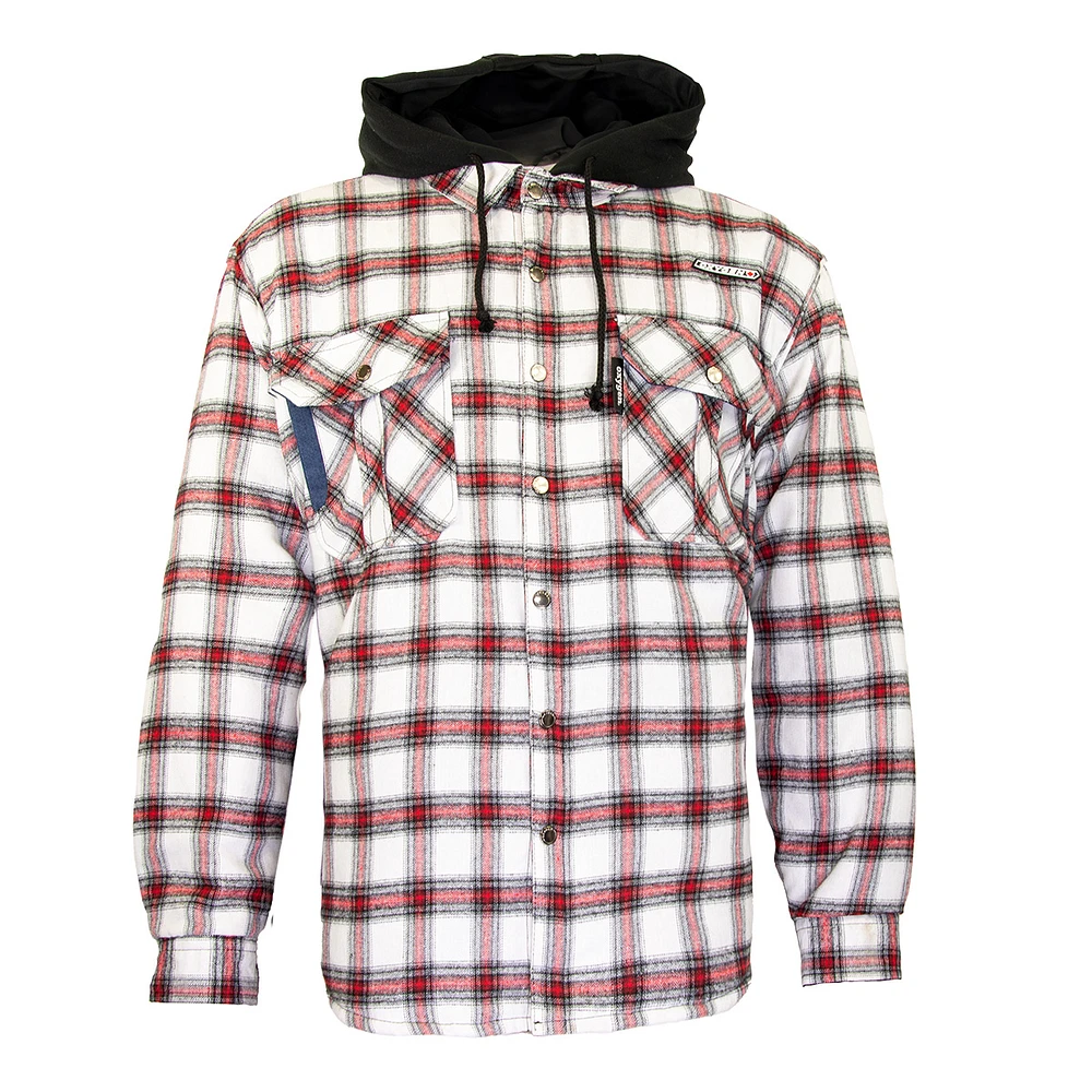 Red plaid jacket for men