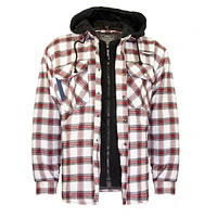 Red plaid jacket for men