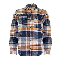Mustard plaid jacket for men