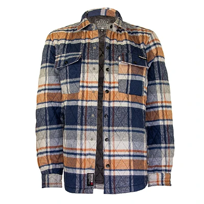 Mustard plaid jacket for men