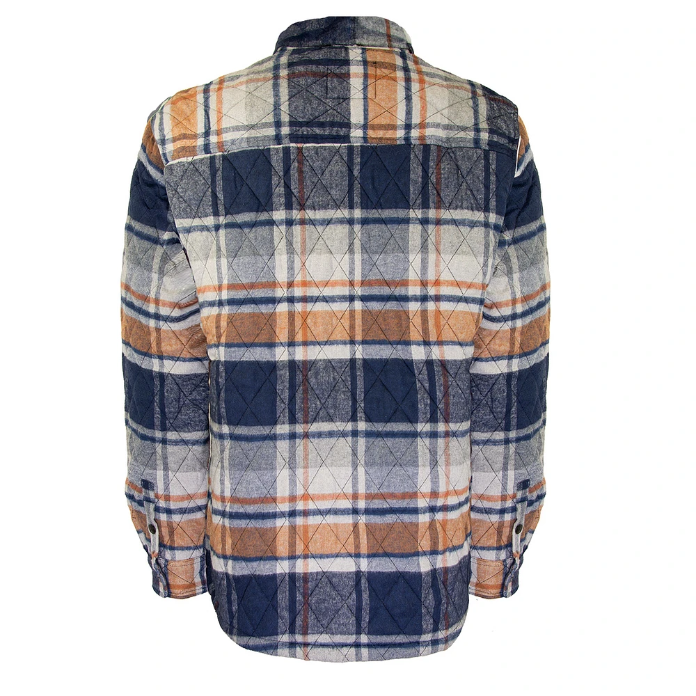 Mustard plaid jacket for men
