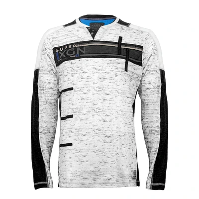 Oxygen White Long Sleeve T-Shirt for Men