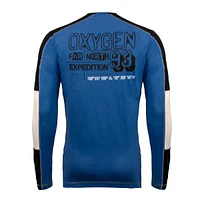Oxygen Blue Long Sleeve T-Shirt for Men