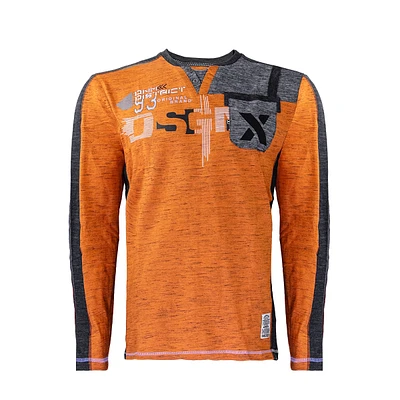 Oxygen orange Long Sleeve T-Shirt for Men