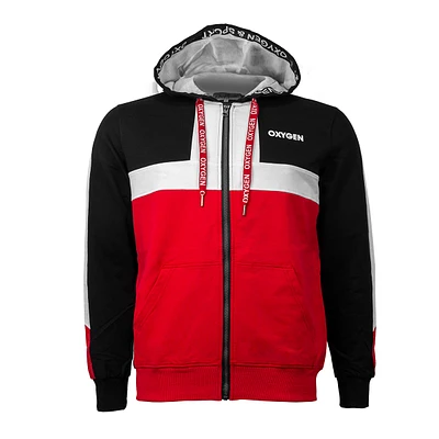 Oxygen red Hood Zip for Women