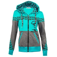 Oxygen Blue  Hood Zip for Women