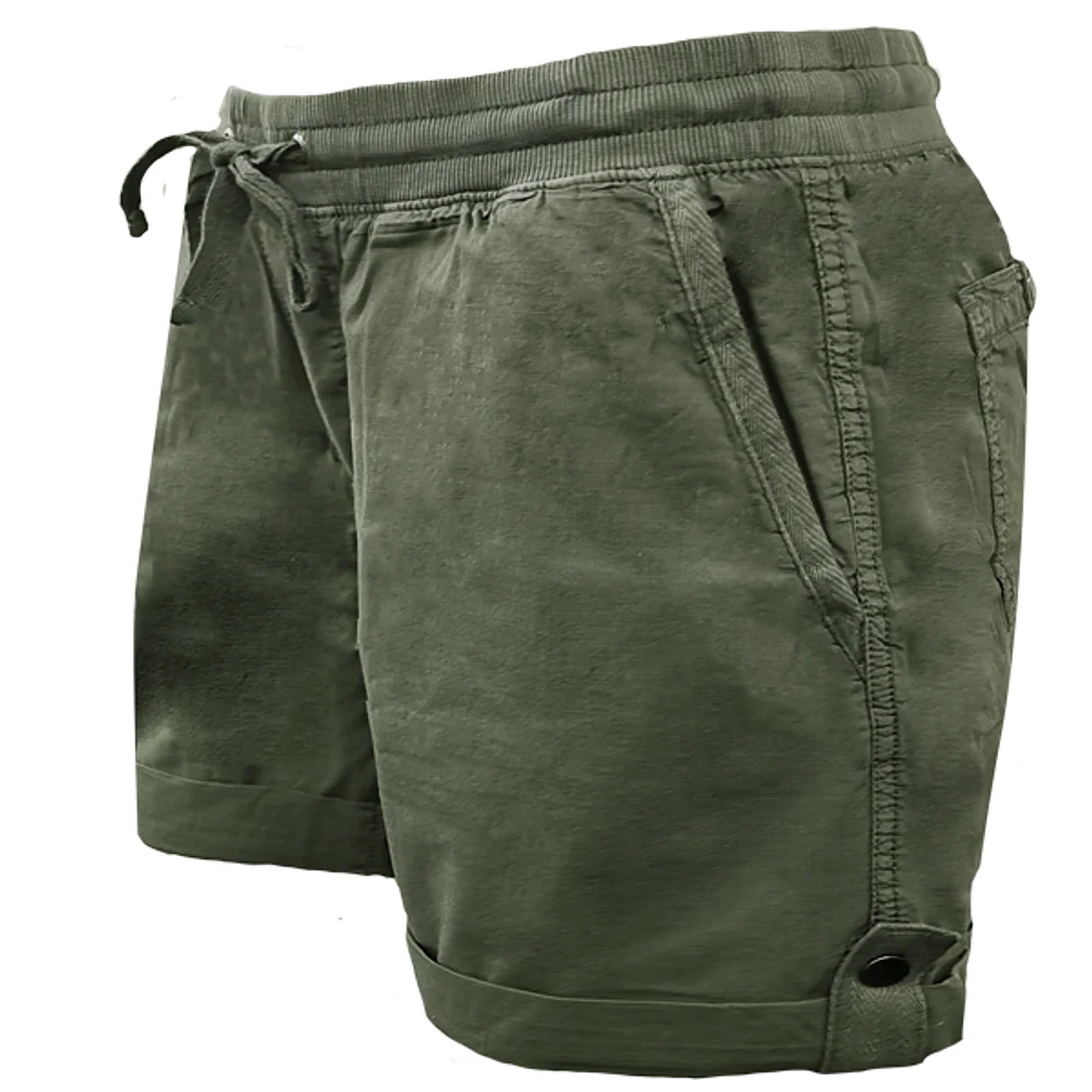 Green short for women