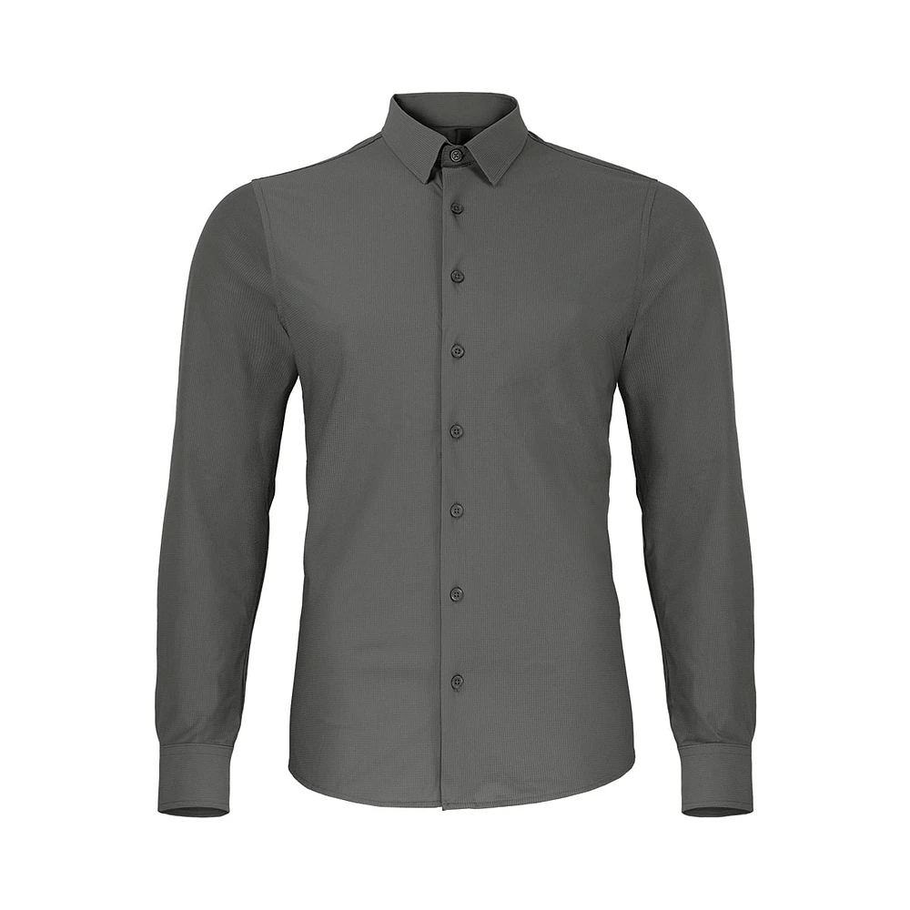 Dark green shirt long sleeves Projek raw for men