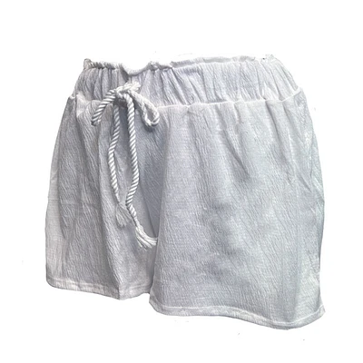 White short for women