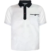 White polo shirt for men
