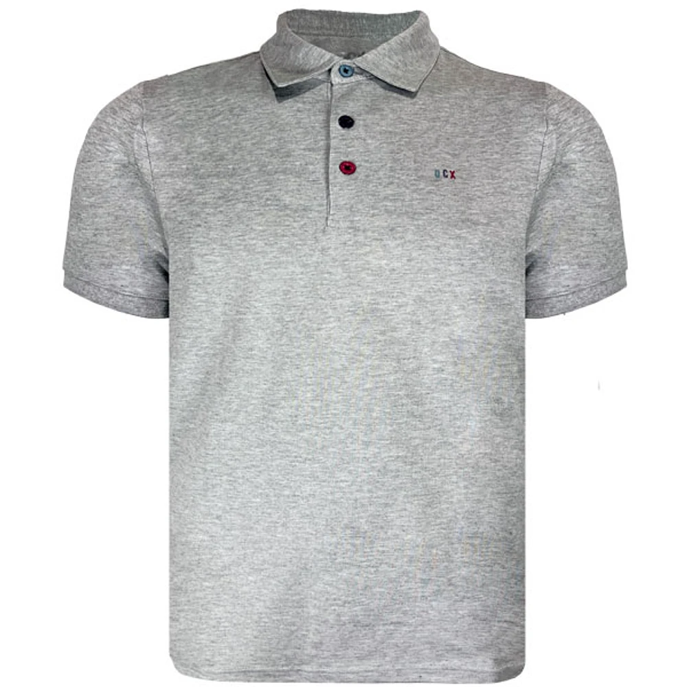 Grey polo shirt for men