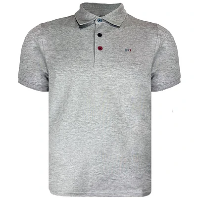 Grey polo shirt for men