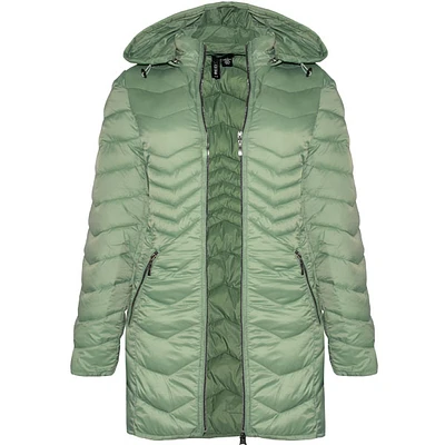 Green mid jacket RedX for women