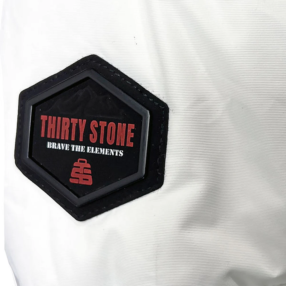 White Thirty Stone coat for men