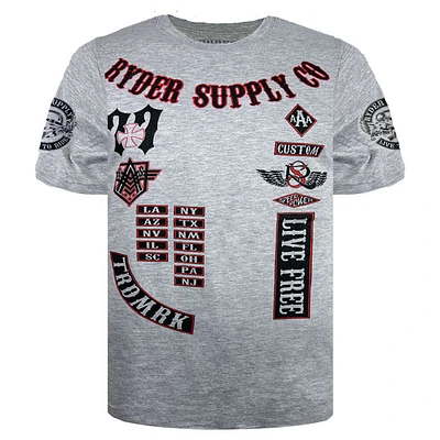 Grey t-shirt Ryder Supply for men