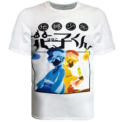 White manga t-shirt unisex